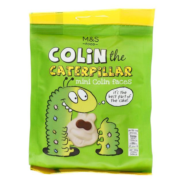 M & S Colin the Caterpillar White Chocolate Faces, 127g