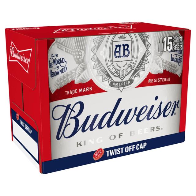 Budweiser Beer, 15 x 300ml