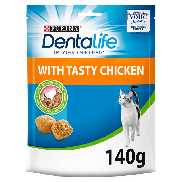 Dentalife Daily Oral Care Cat Treats Chicken, 140g