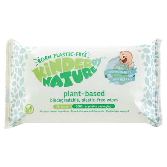 Jackson Reece Kinder by Nature Plant-Based Wipes, 56 per Pack