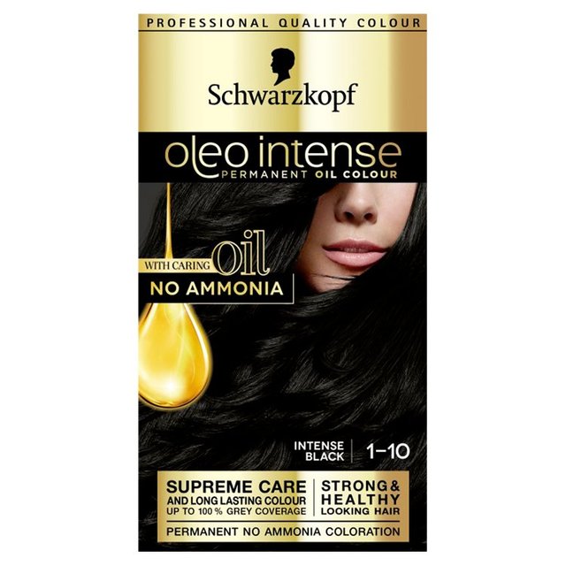 Schwarzkopf Oleo Intense 1-10 Intense Black Permanent Hair Dye