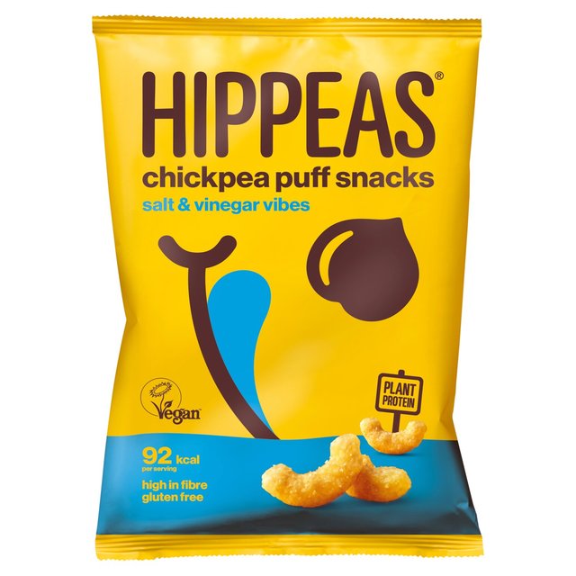 Hippeas Chickpea Puffs, Salt & Vinegar, 78g