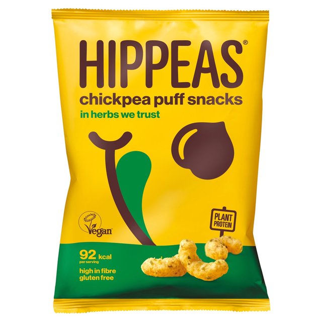 Hippeas Chickpea Puffs, In Herbs We Trust, 22g