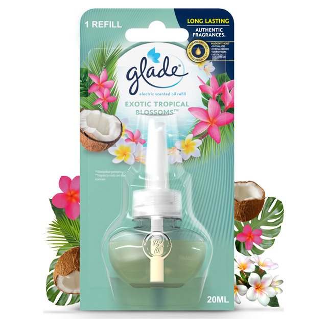 Glade Electric Refill Exotic Tropical Blossom Scented Oil Plugin, 20ml