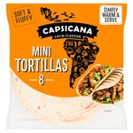 Capsicana Mini Soft Taco Shell Tortilla Wraps