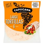 Capsicana Large Fajita Tortilla Wraps