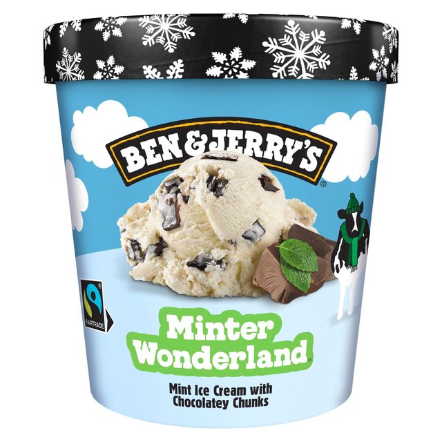 Ben & Jerry’s Minter Wonderland Mint Ice Cream Tub, 465ml