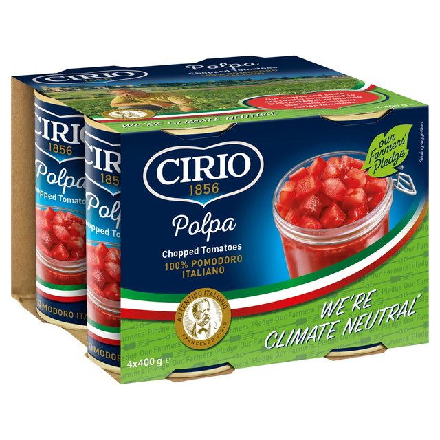 Cirio Italian Chopped Tomatoes, 4 x 400g