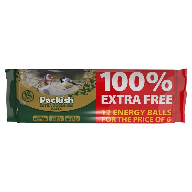 Peckish Extra Goodness Wild Bird Energy Ball 6+6 Extra Free, One Size