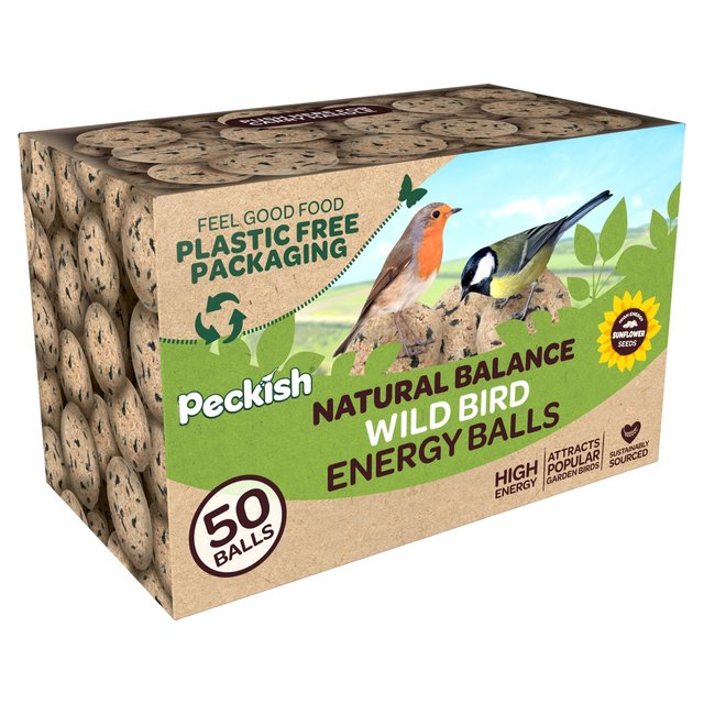 Peckish Natural Balance Wild Bird Energy Balls 50 Refill Box, One Size