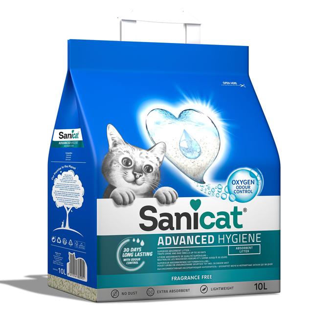 Sanicat Advanced Hygiene Cat Litter, 10L