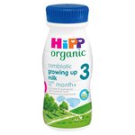 HiPP Organic 3 Baby Toddler Milk Liquid Formula 1+ Years 