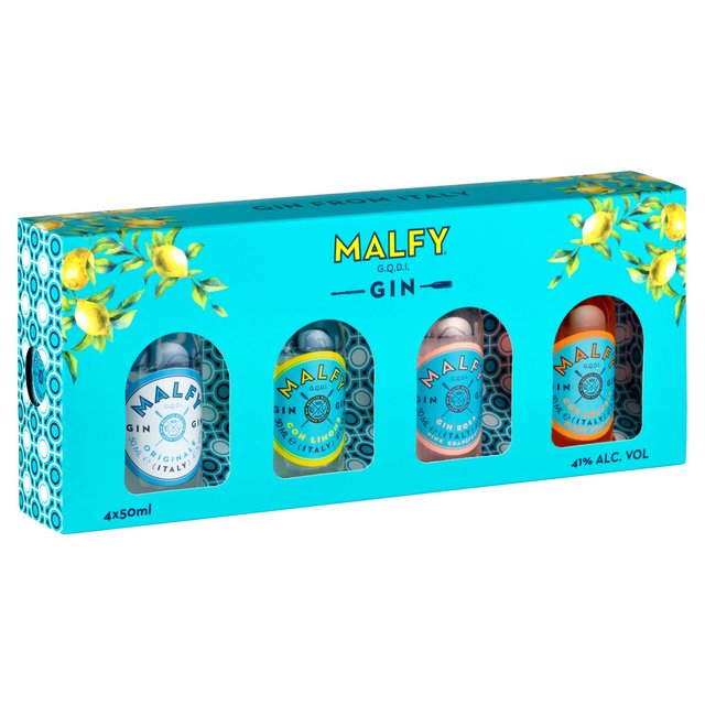 Malfy Gin Gift Set, 4 x 5cl