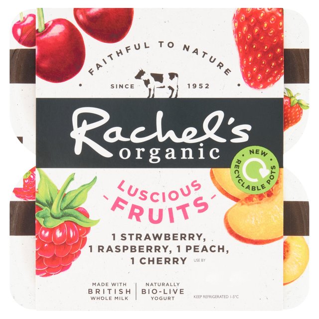 Rachel’s Organic Luscious Fruits Multi, 4x110g