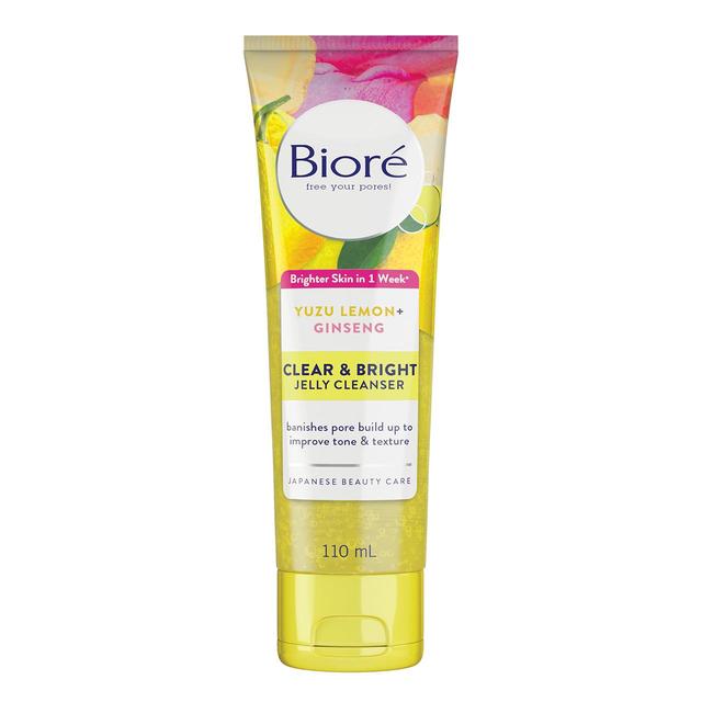 Biore Clear & Bright Brightening Jelly Cleanser, 110ml
