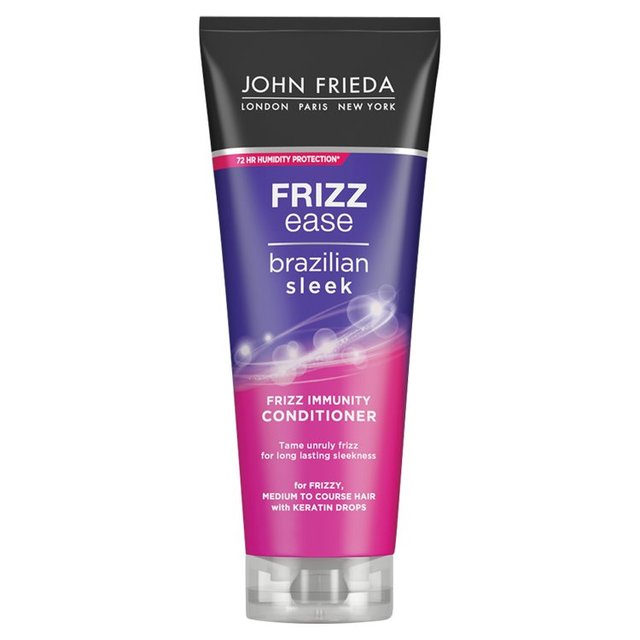 John Frieda Frizz Ease Brazilian Sleek Frizz Immunity Conditioner, 250ml