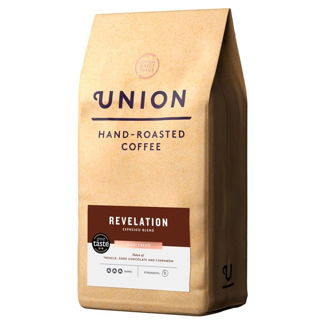 Union Hand-Roasted Coffee Revelation Espresso Wholebean, 500g
