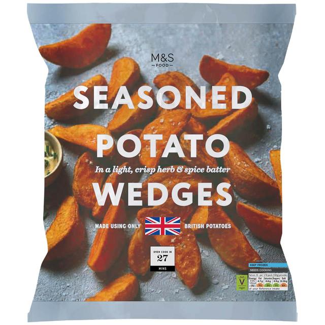 M & S Seasoned Potato Wedges Frozen, 1kg