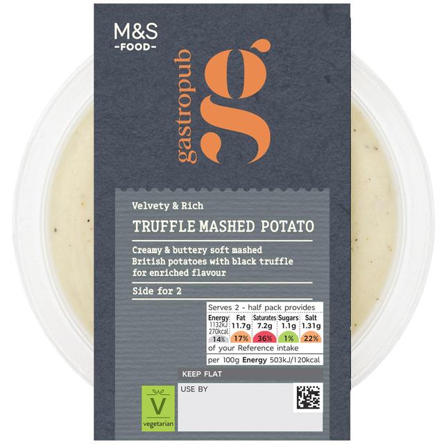 M & S Truffle Mashed Potato, 450g
