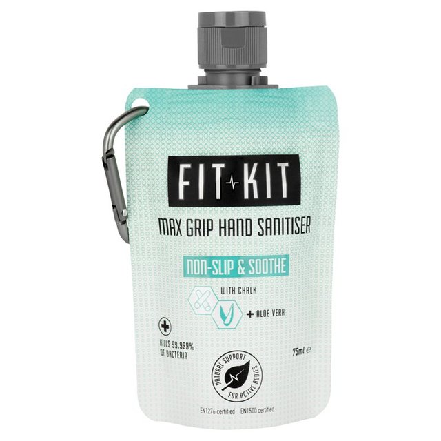 Fit Kit Max Grip Hand Sanitiser, 75ml