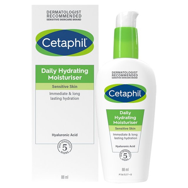 Cetaphil Daily Hydrating Moisturiser With Hyaluronic Acid, 88ml