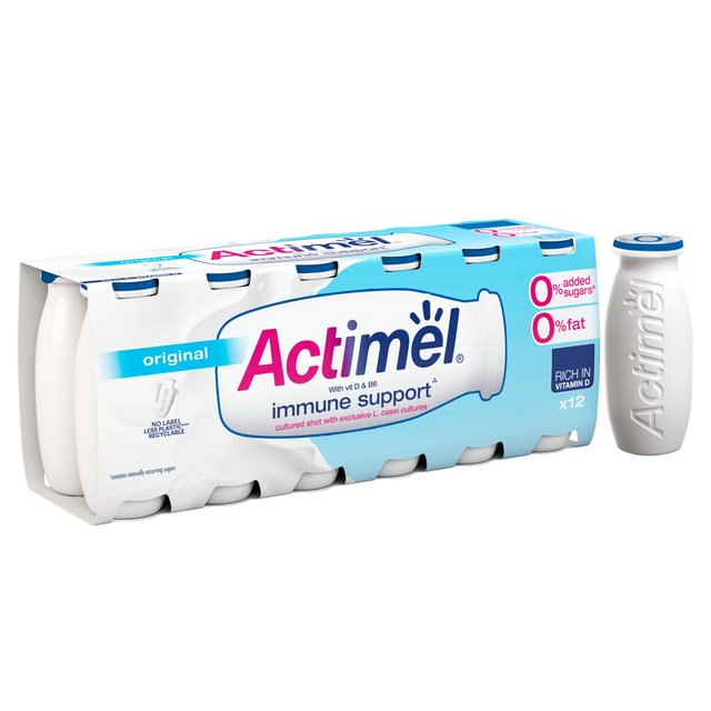 Actimel Original 0% Added Drink Yoghurt Sugar Fat Free | Ocado