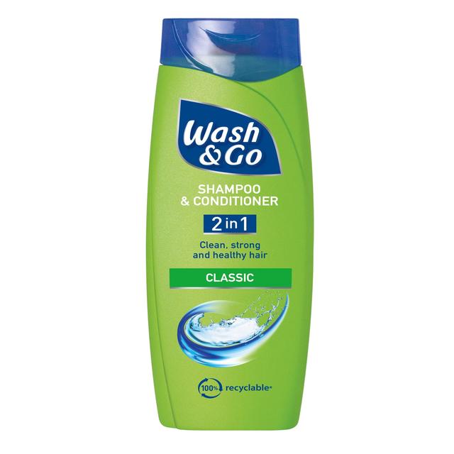 Wash & Go Shampoo 2 in 1 Classic, 400ml