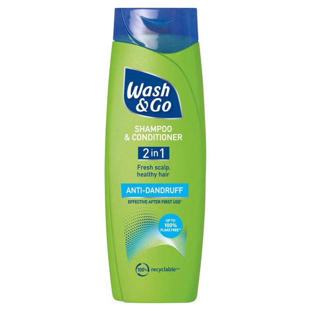 Wash & Go Shampoo 2 in 1 Anti-Dandruff, 200ml