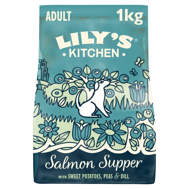 Lily’s Kitchen Salmon Supper Grain Free Complete Adult Dry Dog Food, 1kg