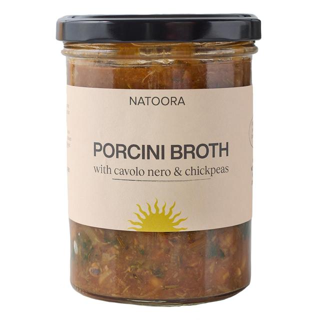 Natoora Porcini Broth With Cavolo Nero & Chickpeas, 350g