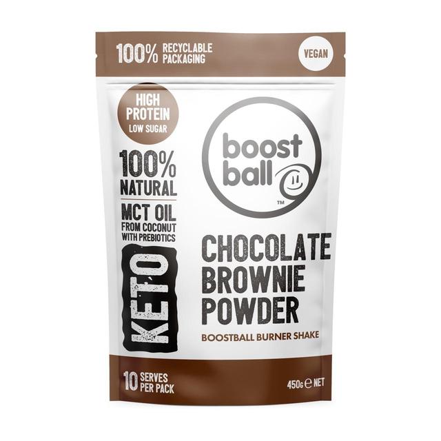 Boostball Choc Brownie Keto Burner Shake Powder, 450g