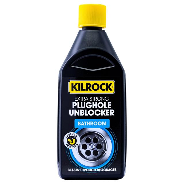 Kilrock Plughole Unblocker Bathroom, 500ml