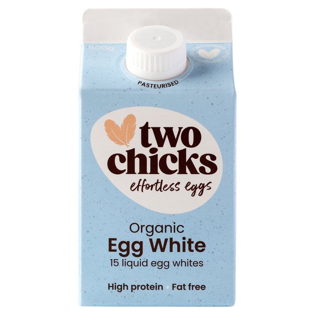 Two Chicks Organic Free Range Liquid Egg White, 500g