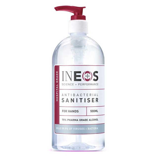 Ineos Hygienics Anti Viral & Anti Bacterial Hand Sanitiser Gel, 500ml