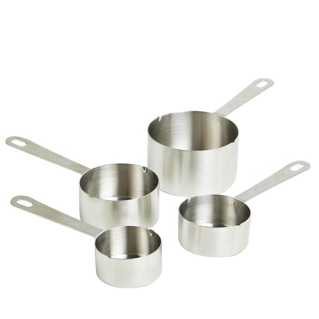 M & S Stainless Steel Measuring Cups Silver, One Size