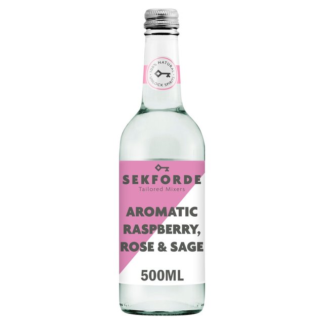 Sekforde Raspberry, Rose & Sage Soda, 500ml