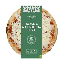 M&S Stone Baked Pizza with Cheese & Tomato 438g