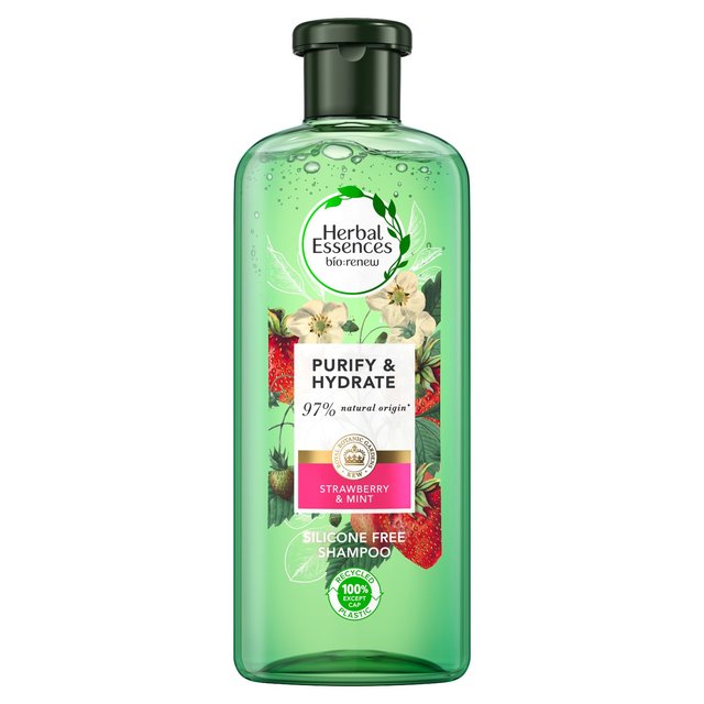 Herbal Essences Bio-Renew Strawberry Mint Shampoo, 400ml