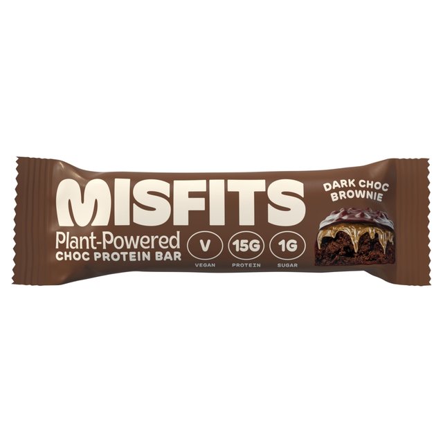 Misfits Chocolate Brownie Vegan Protein Bar, 45g