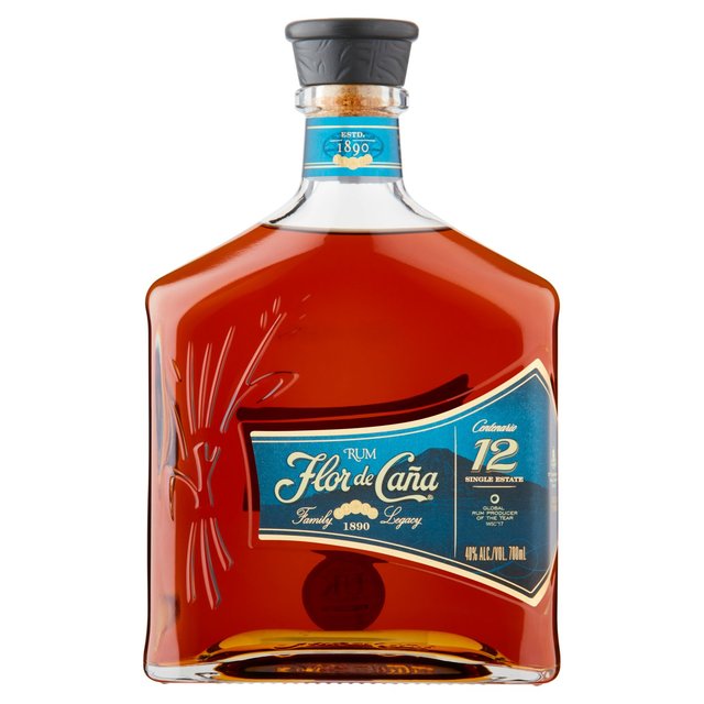 Flor De Cana 12 Year Old Rum, 70cl