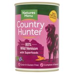 Country Hunter 80% Wild Venison with Superfoods Wet Dog Food