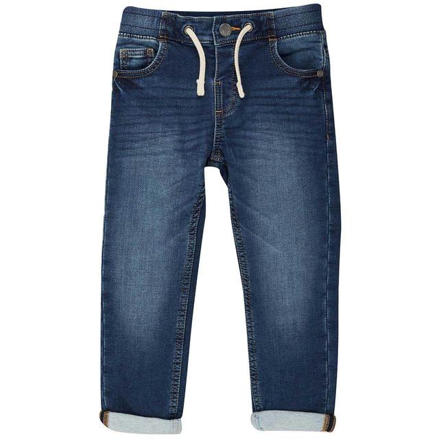 M & S Boys Cotton Skinny Jeans, 2-3 Years, Dark Blue Denim
