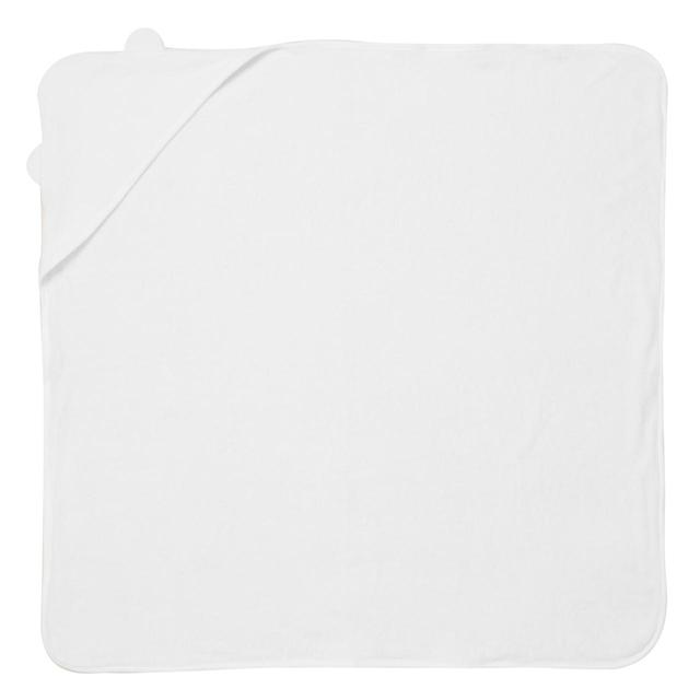 M & S Cotton Hooded Towel, one Size, Ivory