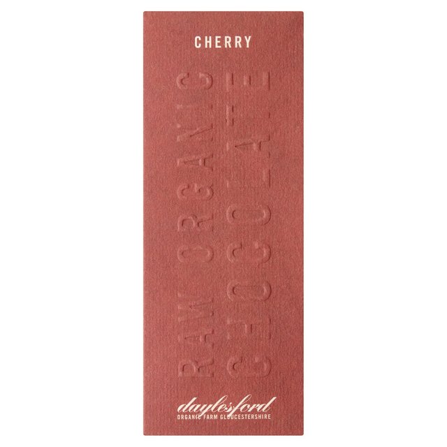 Daylesford Organic Raw Chocolate Bar, Sour Cherry, 50g