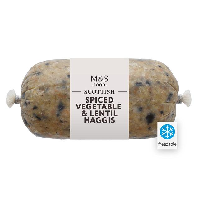 M & S Scottish Spiced Vegetable & Lentil Haggis, 454g