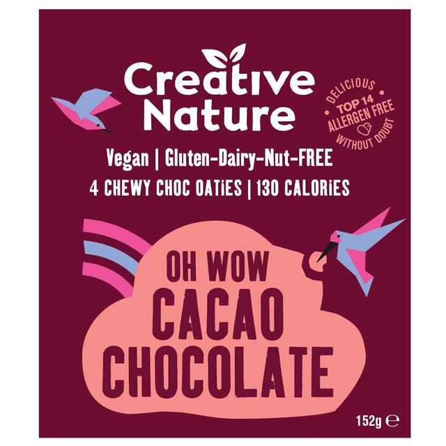 Creative Nature Cacao Chocolate Fruit Oatie MPK, 4 x 38g