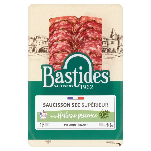 Bastides Saucisson Sec Herbs, 80g