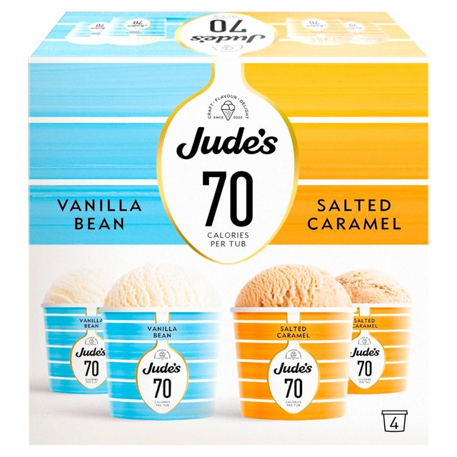 Jude’s Low Calorie Multipack, 4 x 95ml