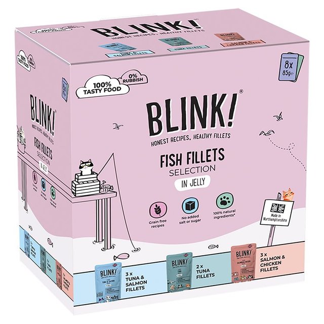 Blink Fish Selection Multipack Wet Cat Food, 8 x 85g