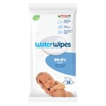 WaterWipes Baby Wipes Sensitive Newborn Plastic Free Wipes 28 Wipes Travel  28 per pack